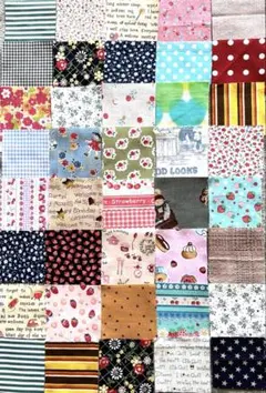 カットクロス　パッチワーク　ルシアン　カントリー　他　セット　6×6 40枚　⑫