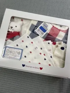 赤ちゃんの城 ギフトセット トリコロールエプロン