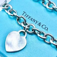 【美品】ティファニー　リターントゥ　ハートタグ　チョーカー　ネックレス
