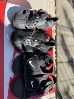 NIKE ベビー　サンダル2足　14〜15センチ