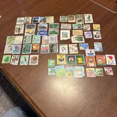 使用済切手1枚ずつ(60円が28種と50円が32種　古いものから新しいものまで