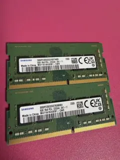 Samsung ノート用メモリ 16GB(8GB×2枚) DDR4-3200AA - メルカリ