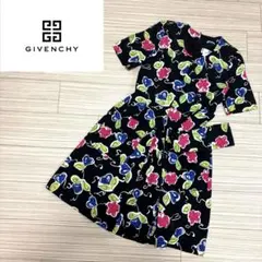 GIVENCHY ジバンシー　花柄　膝丈ワンピース　半袖　36のサムネイル