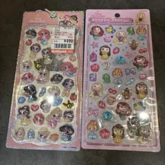 正規品　ディズニープリンセス プチドロップステッカー ボンボンドロップシール