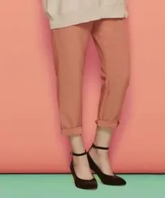 HusHusH  360°きれい見えストレッチテーパードパンツ　らく美