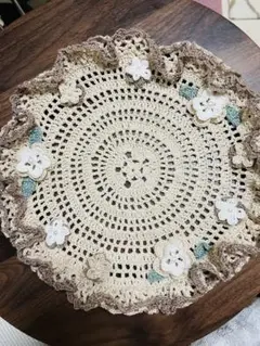 ハンドメイド⭐︎ベージュフリフリドイリーno47