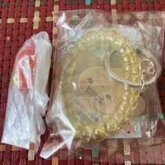 匿名配送しずくちゃん スプリングゴムキーホルダーあせおくん＆めじるしアクセサリー