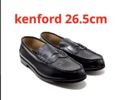 美品✨️ケンフォード バイカラー ローファー 26.5 EEE 日本製 ケンフォードローファーペイズリー柄 THE KENFORD FINESHOES（ケン