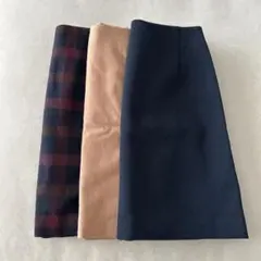 【美品】スカート 3枚セット 台形 ミニスカート ロペピクニック UNIQLO