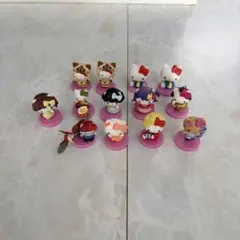 チョコエッグ　ハローキティ　フィギュア　11種類　平成ギャル　昭和アイドル