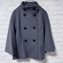 【美品】ANAYI グレー ピーコート