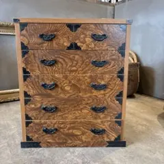 美品 和箪笥 レトロ家具 収納 小物棚