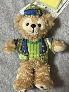 週末値下げ！新品タグ付ダッフィー　ぬいぐるみバッチ　15周年