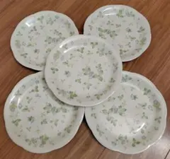 ☆新品未使用☆　ミカサ　皿　GREENFIELD グリーンフィール　5枚セット