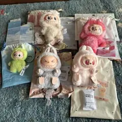 ポップマートラブブぬいぐるみ正規品　5体　⭐️未使用品