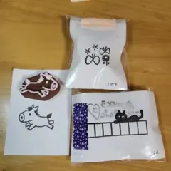 はるひめ様専用 消しゴムはんこ 3点