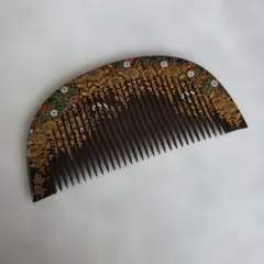 クリスチャンディオール ロゴ入り コーム くし ブラウン ウッド【美品