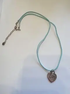【Tiffany】925シルバー ハート型ネックレス love