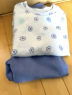 ユニクロ　エアリズム　ルームウェア　パジャマセット 120cm ガールズ