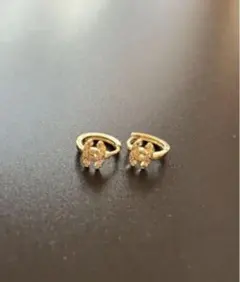 CHANELゴールド フープピアス