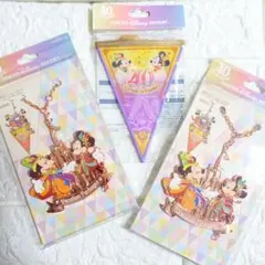 【新品】3点セット ディズニー ミッキー＆ミニー バッグチャーム ガーランド