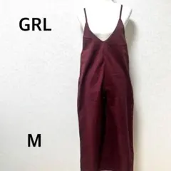 グレイル　サロペット　キャミソール　オールインワン　ワイドパンツ　ボルドー　M