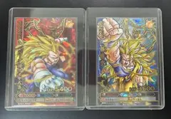 ドラゴンボール データカードダス ドラゴンバトラーズ 爆レア 孫悟空 ベジータ3