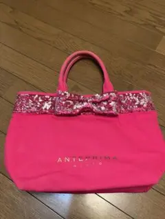 ANTEPRIMA MISTO ピンク トートバッグ リボン付き