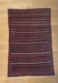 オールドキリム 134×95cm　イラン製　トライバルラグ