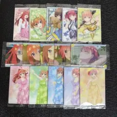 3⭐︎五等分の花嫁ウエハース　SP以外の15枚セット