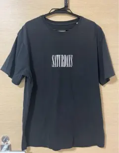 SATURDAYS NYC 黒色ロゴTシャツ　サタデイズ　サタデーズニューヨーク