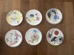 お値下げ　ベルナルド　マルクシャガール　プレート 6枚セット ベルナルド マルク・シャガール・コレクション 皿 27cm 6枚セット