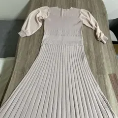 プロポーション　ニットロングワンピース