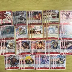 ワンピースカード　白ひげ海賊団デッキパーツ　赤