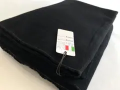 IMTA 黒のウール生地 アミド（ミシンステッチ付き）