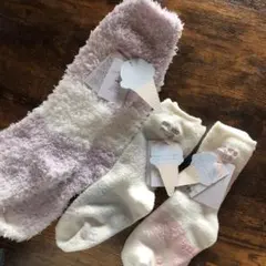 新品未使用タグ付き✨GelatoPiqueもこもこソックス❣️