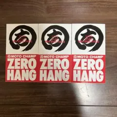 モトちゃんぷZERO HANG ステッカー ３枚セット