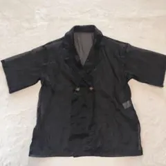 新品未使用　黒 ゆったりオーガンジーのジャケット 楽天市場】オーガンジー（コート・ジャケット｜レディース