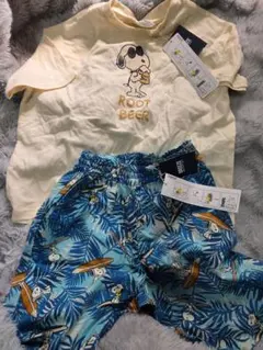 スヌーピー Tシャツ&パンツセット