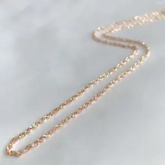 【KULO lè COCO】スクリューチェーンピンクゴールドハワイアンジュエリー