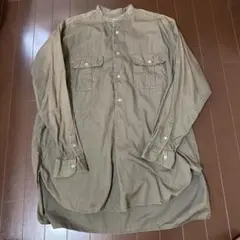美品✨21ss サイズ1 コモリ プルオーバーシャツ ベタシャン 緑 - メルカリ