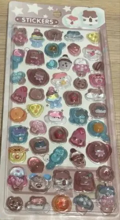 ハムスター　3Dシール　ボンボンドロップシール