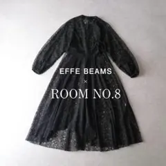 美品【Room no.8】6,1万 総レースワンピース ビームス ブラックのサムネイル