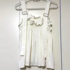 KBF フリルギャザービスチェ