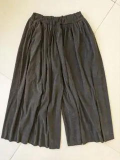 柄パンツ ワイドパンツ