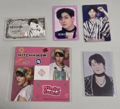 JO1 金城碧海 回転トレカ 076 含むトレカ&ステッカーまとめ売り5種セット