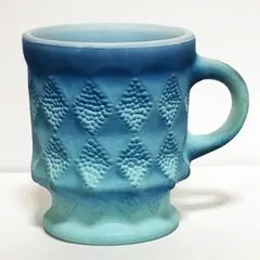 ファイヤーキング　ブルーマグ Fire-King スタッキングマグ ターコイズブルー – Fire-King