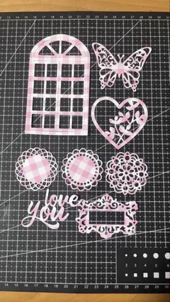 ダイカット コラージュ 素材 デザペ おすそ分け