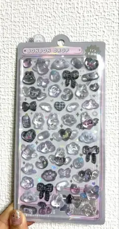 【正規品】ボンボンドロップシール しろくろ