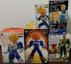 ドラゴンボール 一番くじラストワンフィギュア ５種セット